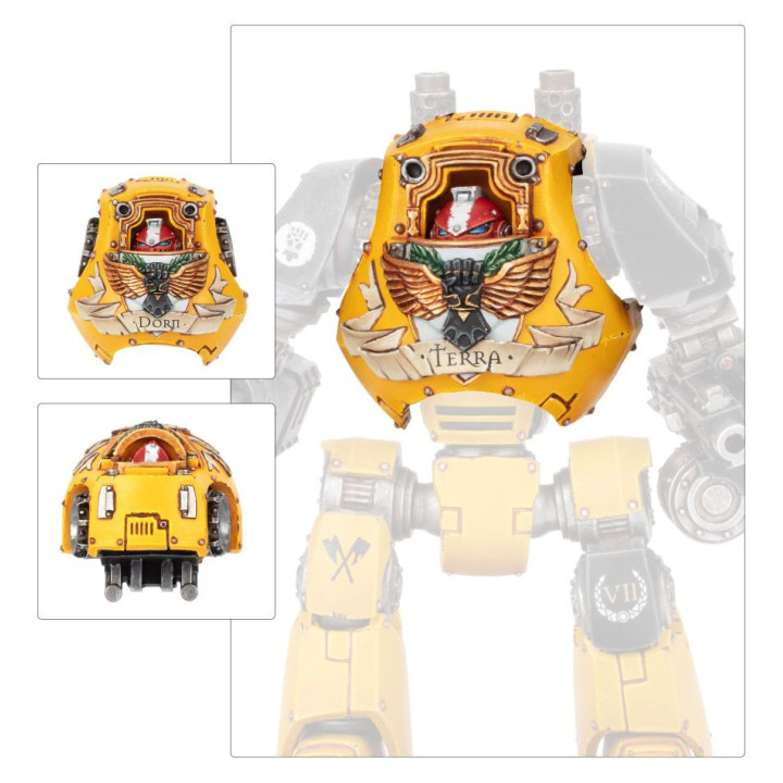 Imperial Fists Contemptor Dreadnought Upgrade Set - LEGIONES ASTRATES LOYALIST