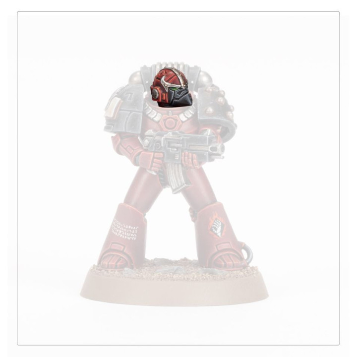 Word Bearers MkVI Heads - SET DI POTENZIAMENTO PER LA FANTERIA