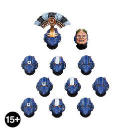 ENSEMBLES D'AMÉLIORATION DE L'INFANTERIE - Ultramarines MKVI Heads