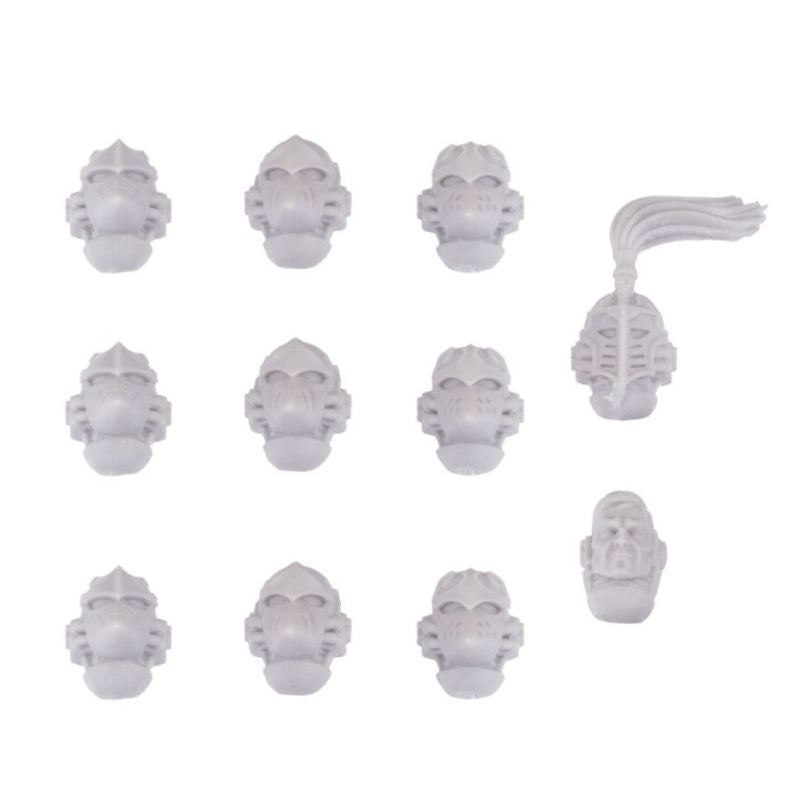 ENSEMBLES D'AMÉLIORATION DE L'INFANTERIE - Emperor's Children MKVI Heads