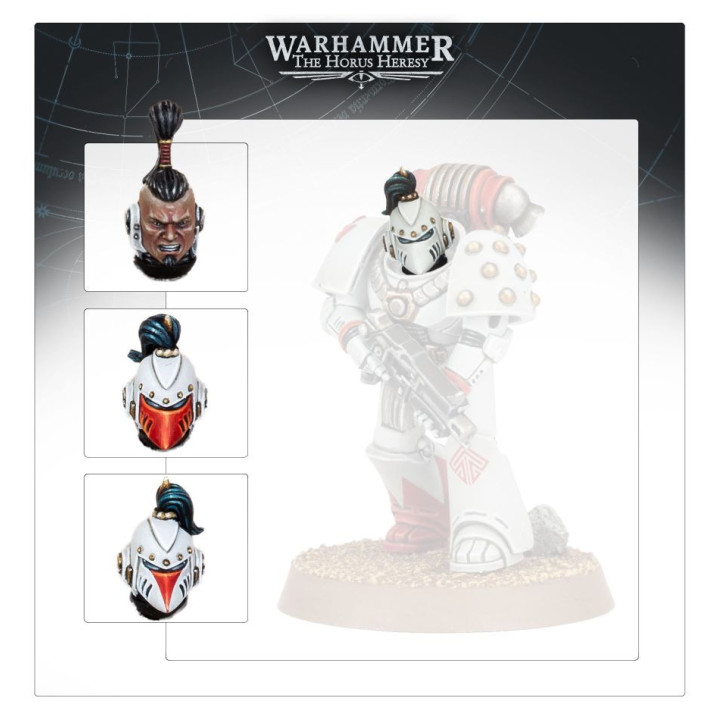 ENSEMBLES D'AMÉLIORATION DE L'INFANTERIE - White Scars MKVI Heads