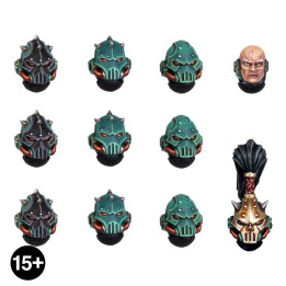 ENSEMBLES D'AMÉLIORATION DE L'INFANTERIE - Sons of Horus MKVI Heads