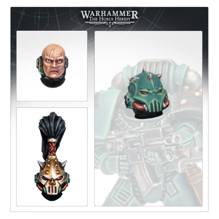 ENSEMBLES D'AMÉLIORATION DE L'INFANTERIE - Sons of Horus MKVI Heads