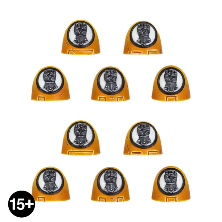 ENSEMBLES D'AMÉLIORATION DE L'INFANTERIE - Imperial Fists MKVI Shoulder Pads