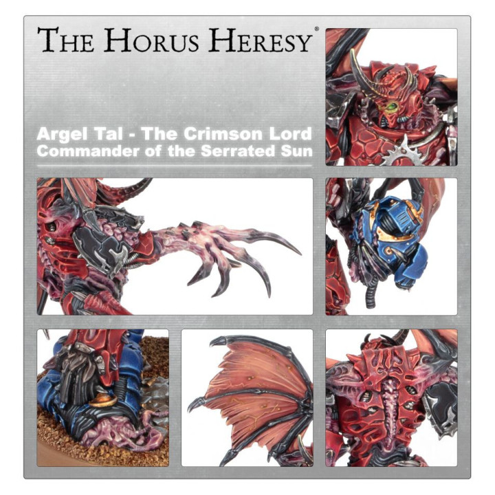 Argel Tal - The Crimson Lord, Commander of the Serrated Sun - LEGIONES ASTRATES TRAITOR