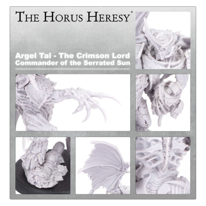 Argel Tal - The Crimson Lord, Commander of the Serrated Sun - LEGIONES ASTRATES TRAITOR