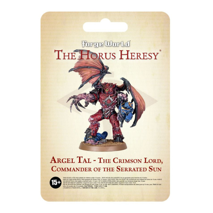 Argel Tal - The Crimson Lord, Commander of the Serrated Sun - LEGIONES ASTRATES TRAITOR