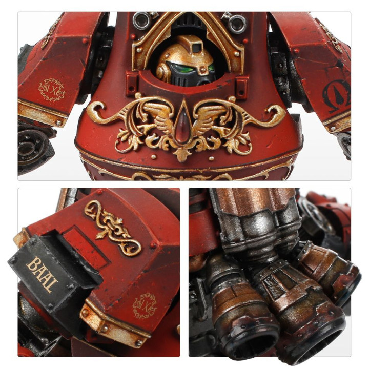 LEGIONES ASTRATES LOYALIST - Blood Angels Legion Contemptor-Incaendius Class Dreadnought