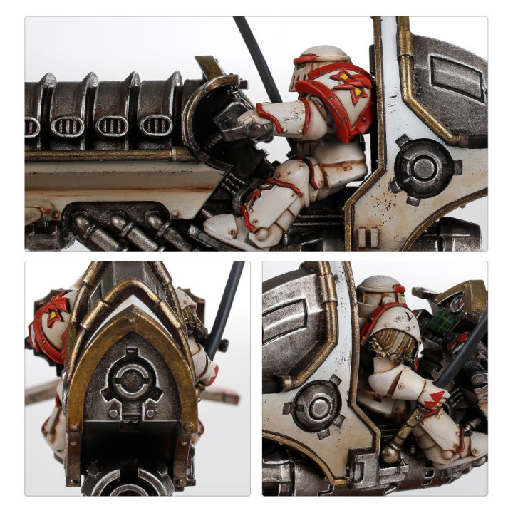 LEGIONES ASTRATES LOYALIST - White Scars - Golden Keshig Rider