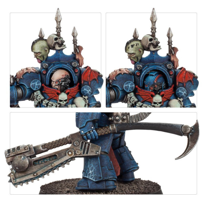 Night Lords Legion Praetor in Tartaros Terminator Armour - LEGIONES ASTRATES TRAITOR