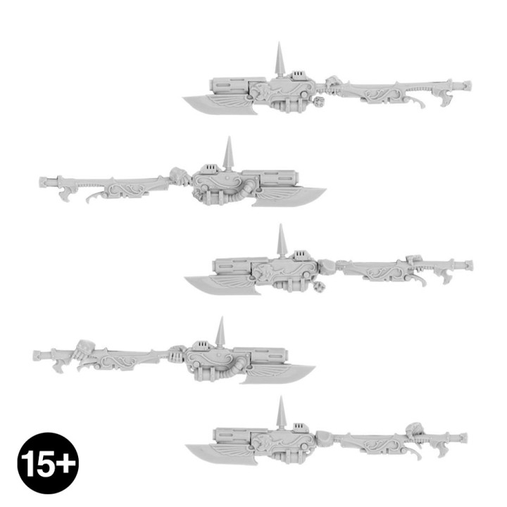 Legio Custodes Pyrithite Spears - WEAPONS