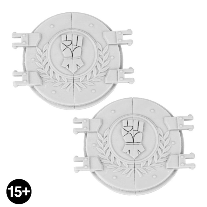 PORTE ET ACCESSOIRES - Imperial Fists Legion Deimos Rhino Doors Set 2