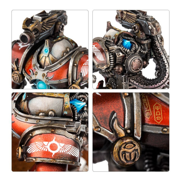 LEGIONES ASTRATES TRAITOR - Thousand Sons – Castellax-Achea Automata with Bolt Cannon