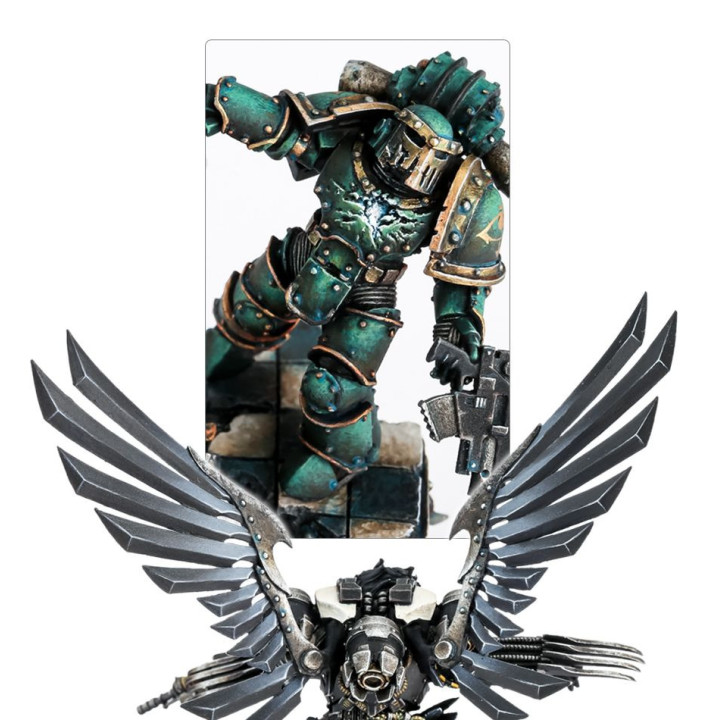 LEGIONES ASTRATES LOYALIST - Corvus Corax, Primarch of the Raven Guard Legion