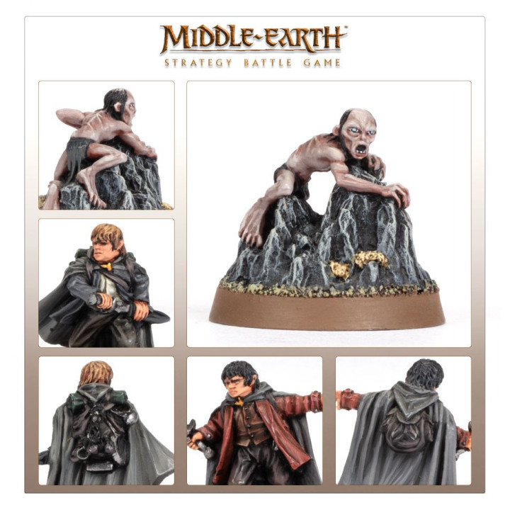 THE LORD OF THE RINGS - BIEN - Frodo Baggins™, Samwise Gamgee™ & Gollum™ à Emyn Muil