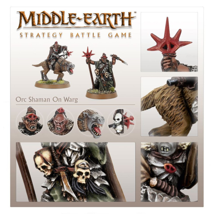 Orkschamane auf Warg™ - THE LORD OF THE RINGS - BAD