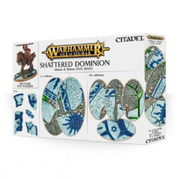 Shattered Dominion : socles ovales de 60 et 90mm - BASI DI FIGURE