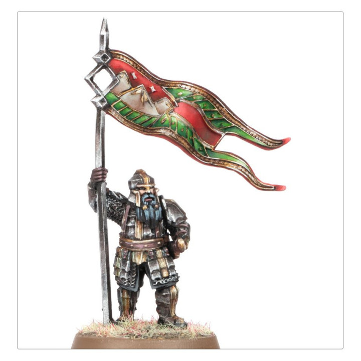 Iron Hills Dwarf Warriors with Mattocks Warband - THE HOBBIT - GOOD