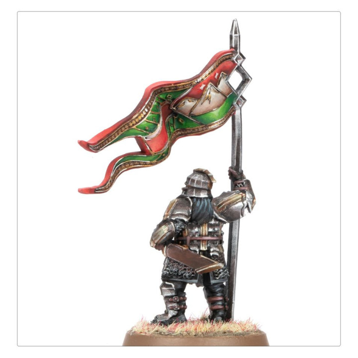 Iron Hills Dwarf Warriors with Mattocks Warband - THE HOBBIT - GOOD