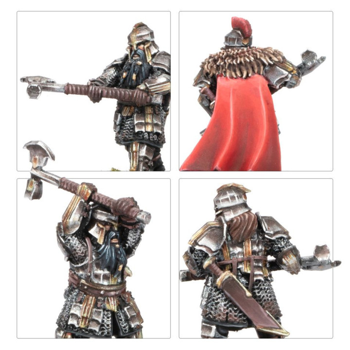Iron Hills Dwarf Warriors with Mattocks Warband - THE HOBBIT - GOOD