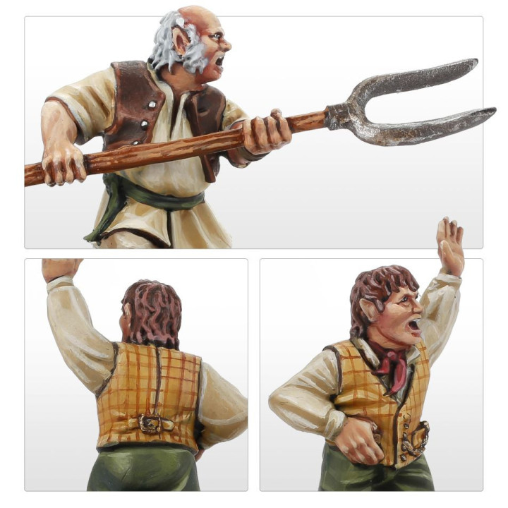 THE LORD OF THE RINGS - BIEN - Personalities of the Shire™ II – Folco Boffin and Farmer Cotton