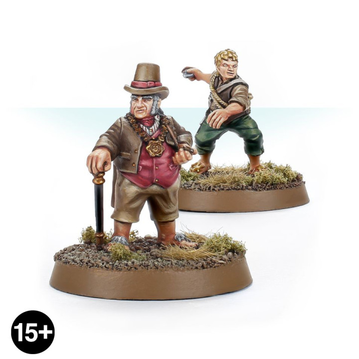 THE LORD OF THE RINGS - BIEN - Personalities of the Shire™ – Will Whitfoot and Baldo Tulpenny