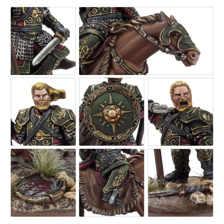 THE LORD OF THE RINGS - BIEN - Elfhelm, Captain of Rohan™, Foot & Mounted