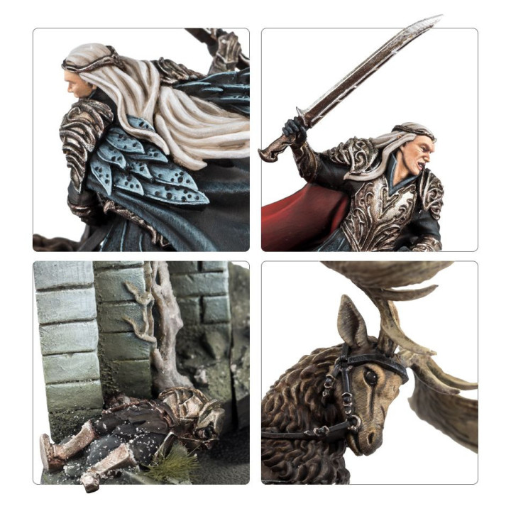 Thranduil™, King of the Woodland Realm on Elk - THE HOBBIT- GUT