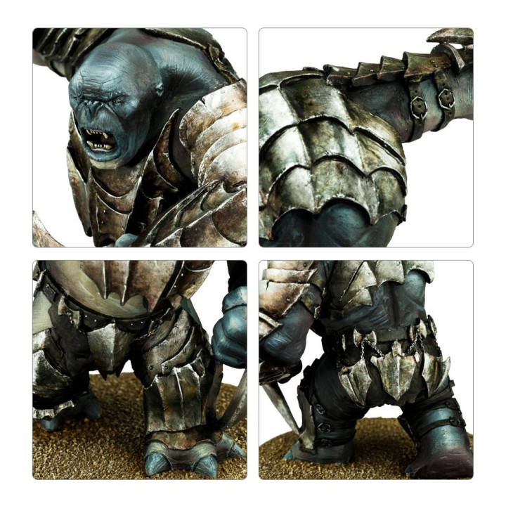 THE HOBBIT - MAL - Gundabad Troll with Scythe Gauntlets