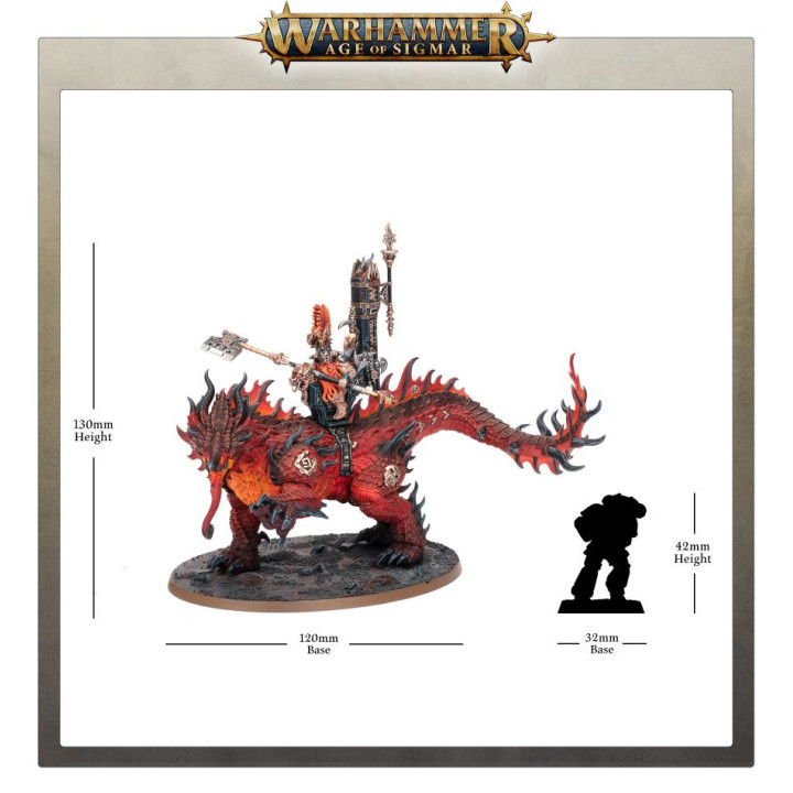 Goldrunenvater auf Magmadroth - GRAND ALLIANCE ORDER