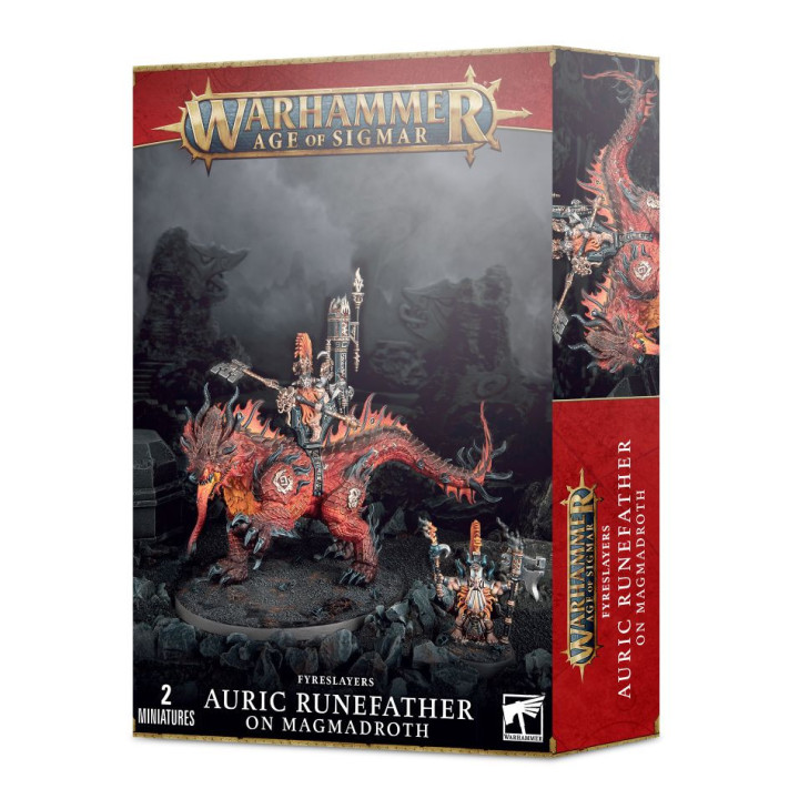 Goldrunenvater auf Magmadroth - GRAND ALLIANCE ORDER