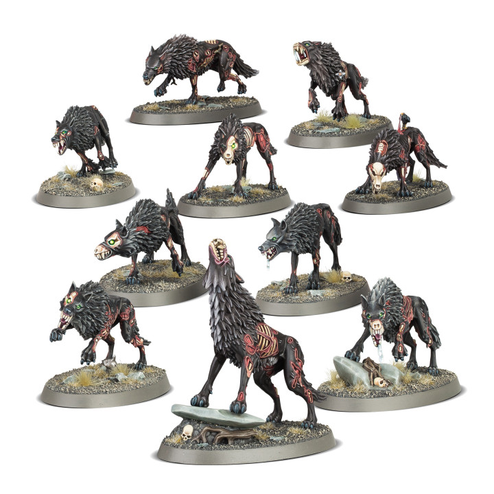 FIGURINES - Dire Wolves