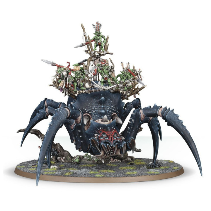 GRAND ALLIANCE DESTRUCTION - Arachnarok avec Tribu Guerrière Crodaragne