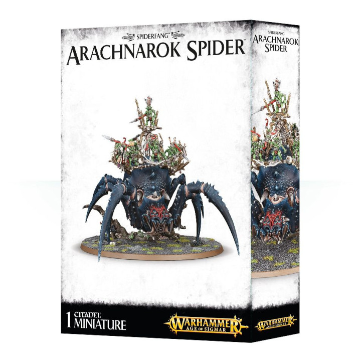 GRAND ALLIANCE DESTRUCTION - Arachnarok avec Tribu Guerrière Crodaragne