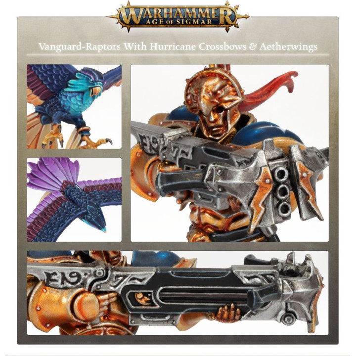 Vanguard-Raptors With Hurricane Crossbows & Aetherwings - GRAND ALLIANCE ORDER