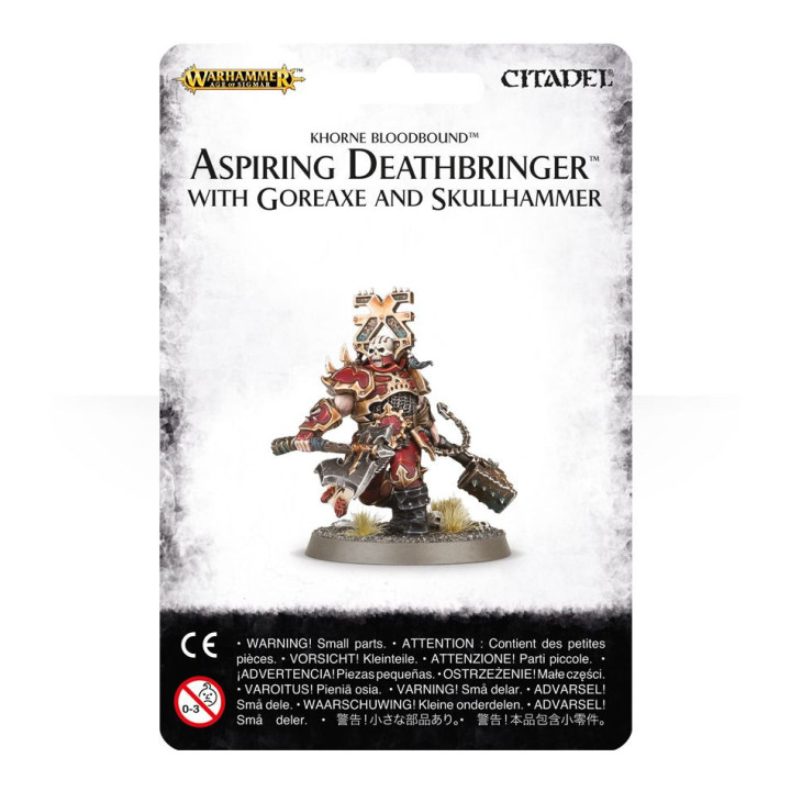 Aspiring Deathbringer mit Goreaxe und Skullhammer - FIGURINEN