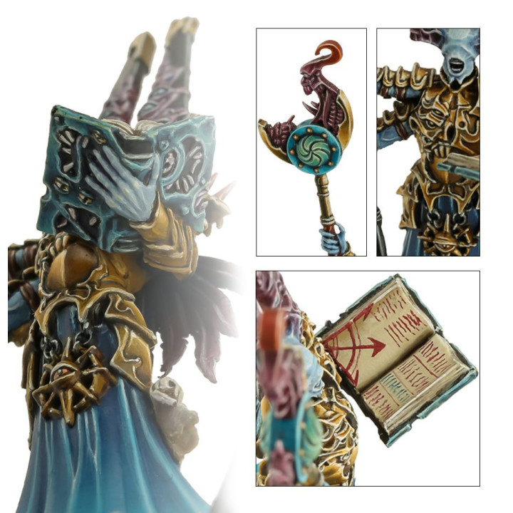 Evocatore Scheletrico su Disco di Tzeentch - GRAND ALLIANCE CHAOS