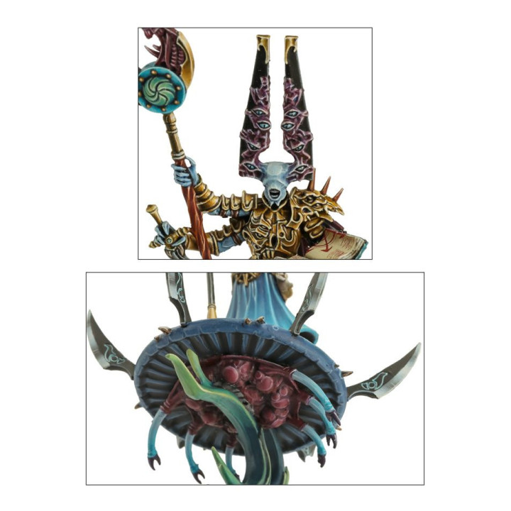 Evocatore Scheletrico su Disco di Tzeentch - GRAND ALLIANCE CHAOS
