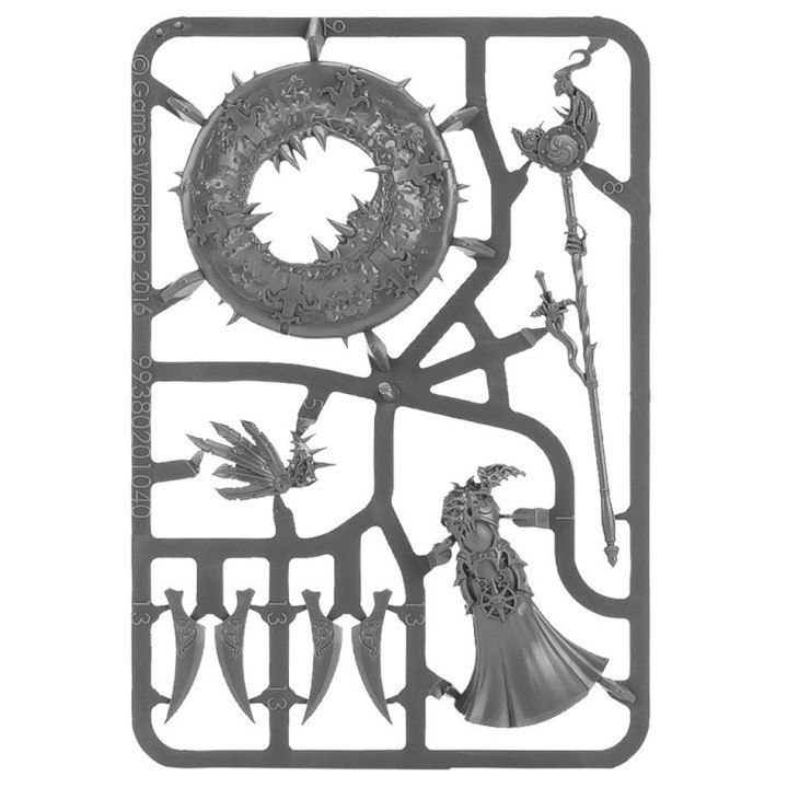 GRAND ALLIANCE CHAOS - Invocateur Cachectique sur Disque de Tzeentch