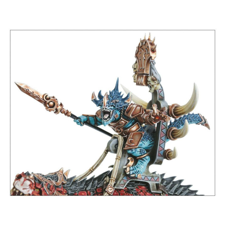 GRAND ALLIANCE ORDER - Sang-ancien Saurus sur Carnosaure