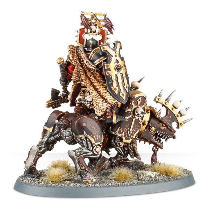 FIGURINES - Lord of Khorne on Juggernaut