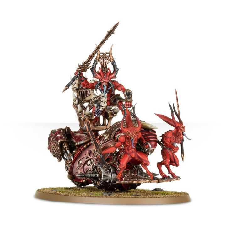 Rendmaster, Herald of Khorne on Blood Throne - ESERCITI DEL CAOS