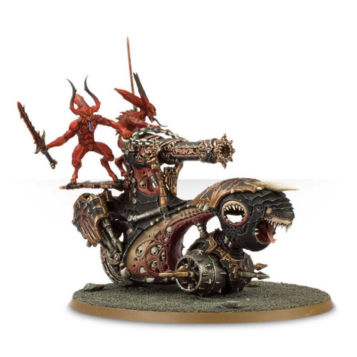 Rendmaster, Herald of Khorne on Blood Throne - ESERCITI DEL CAOS