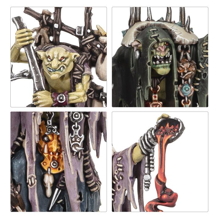 GRAND ALLIANCE DESTRUCTION - Chamane Vasomancien avec Grot Touilleur