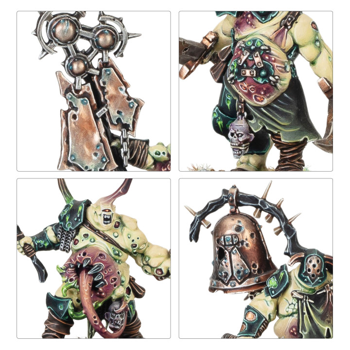 Forza da battaglia: Larvoidi di Nurgle - Ciste del Morbo Sussultante - FIGURE