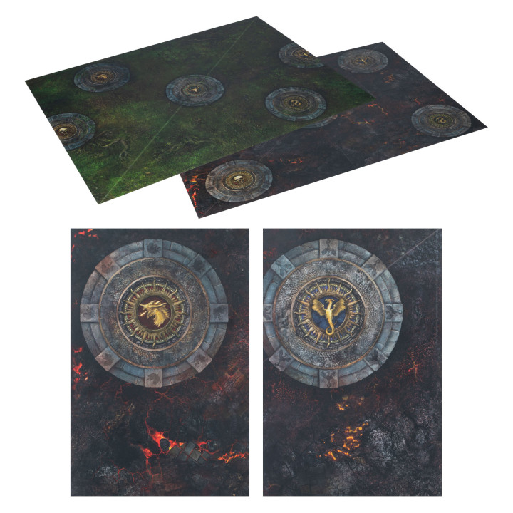 Warhammer Age of Sigmar: Spearhead – Fire & Jade Gaming Pack (Deutsch) - FIGURE