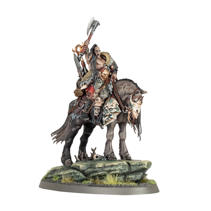 AGE OF SIGMAR - Chef de Guerre Noir-serment sur Destrier