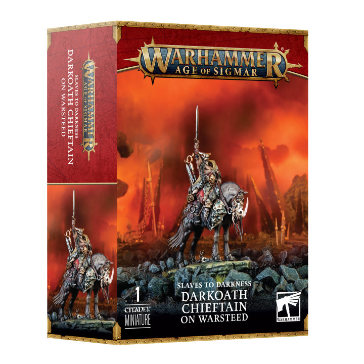 AGE OF SIGMAR - Chef de Guerre Noir-serment sur Destrier