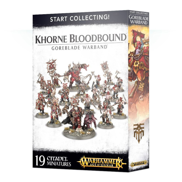 GRAND ALLIANCE CHAOS - Start Collecting! Khorne Bloodbound Goreblade Warband