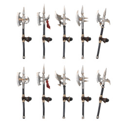 WARRIORS OF CHAOS - Set d'Amélioration de Hallebardes de Guerriers du Chaos